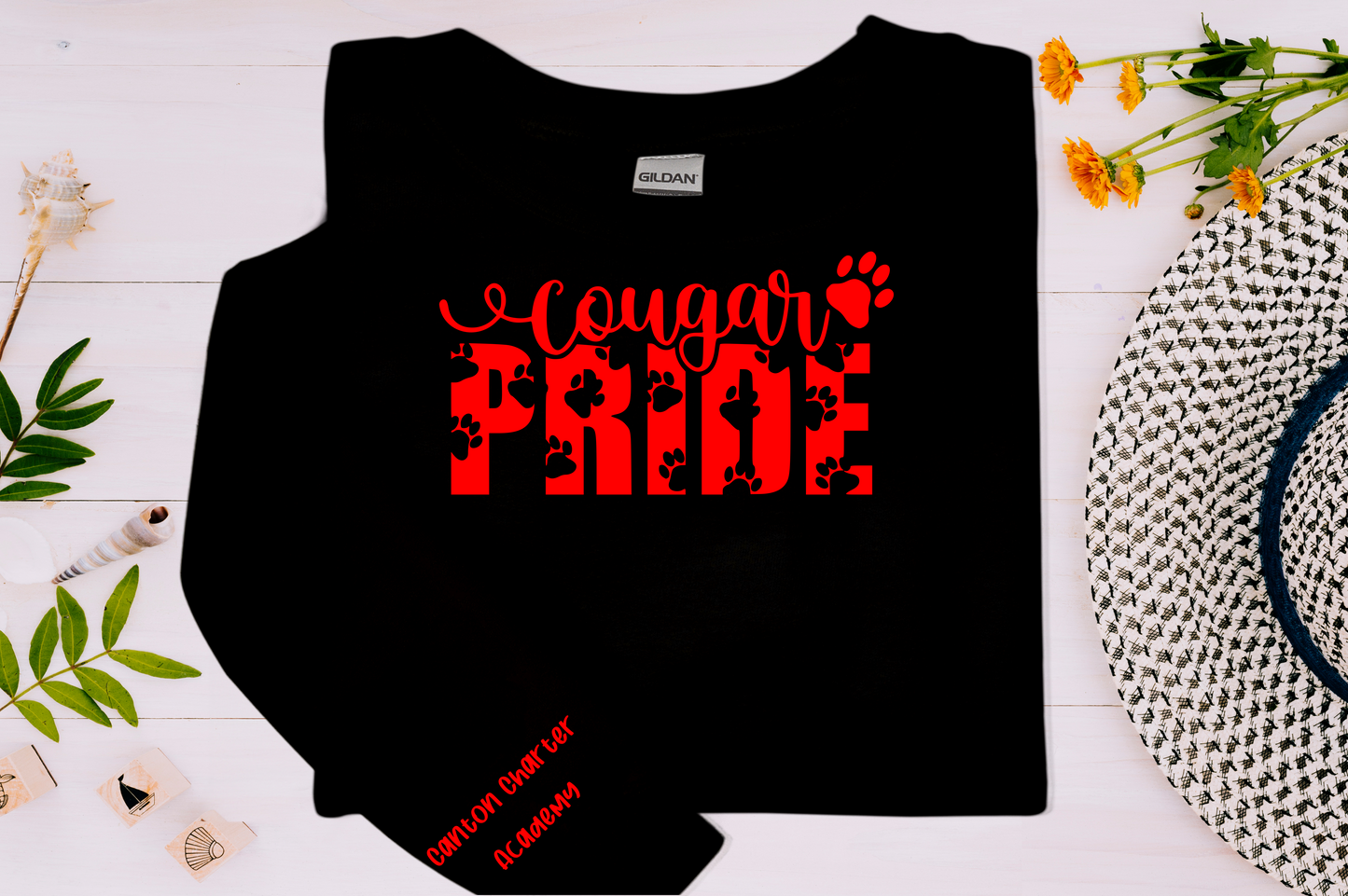 Sweat Shirt - Cougar Pride - Sleeve Detail Included - Youth and Adult Sizes Available
