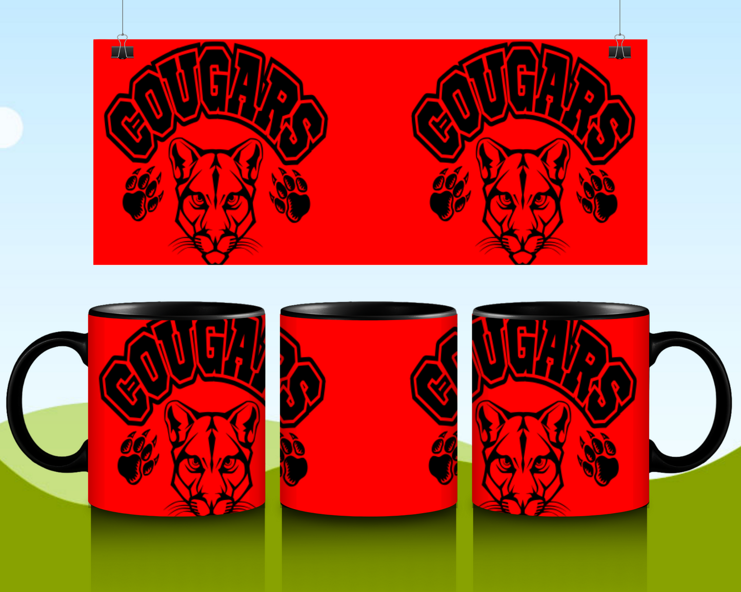 15oz Cougars Coffee Mug