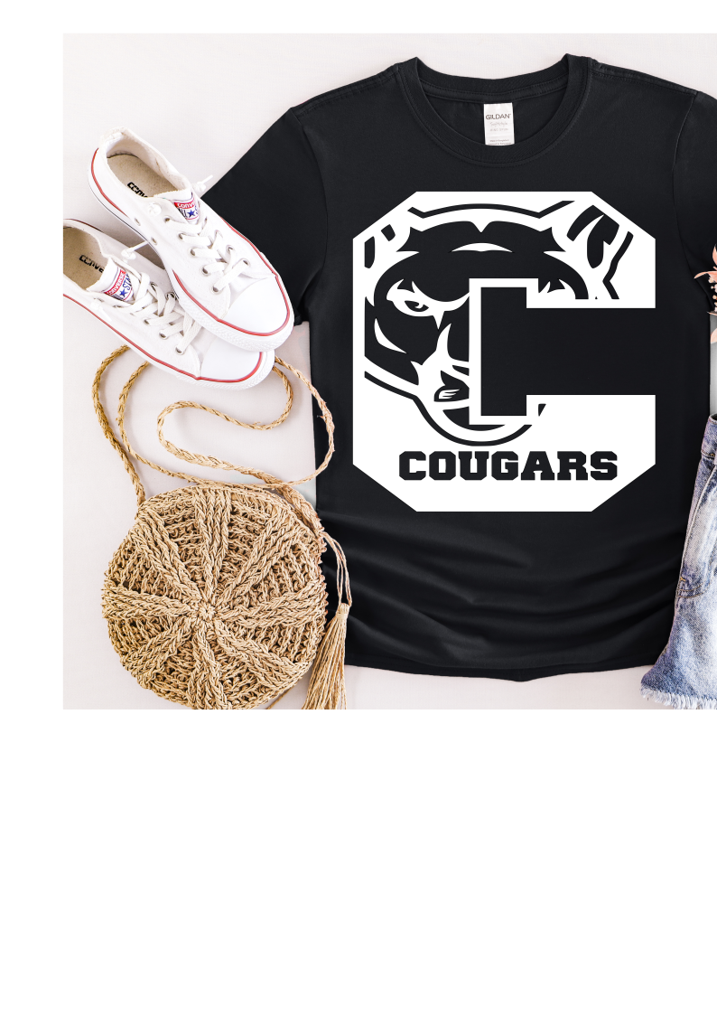 Short Sleeve T-Shirt - Big C Design - Youth and Adult Sizes