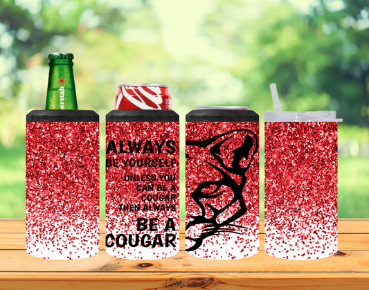 4 in 1 Can Cooler - Always A Cougar