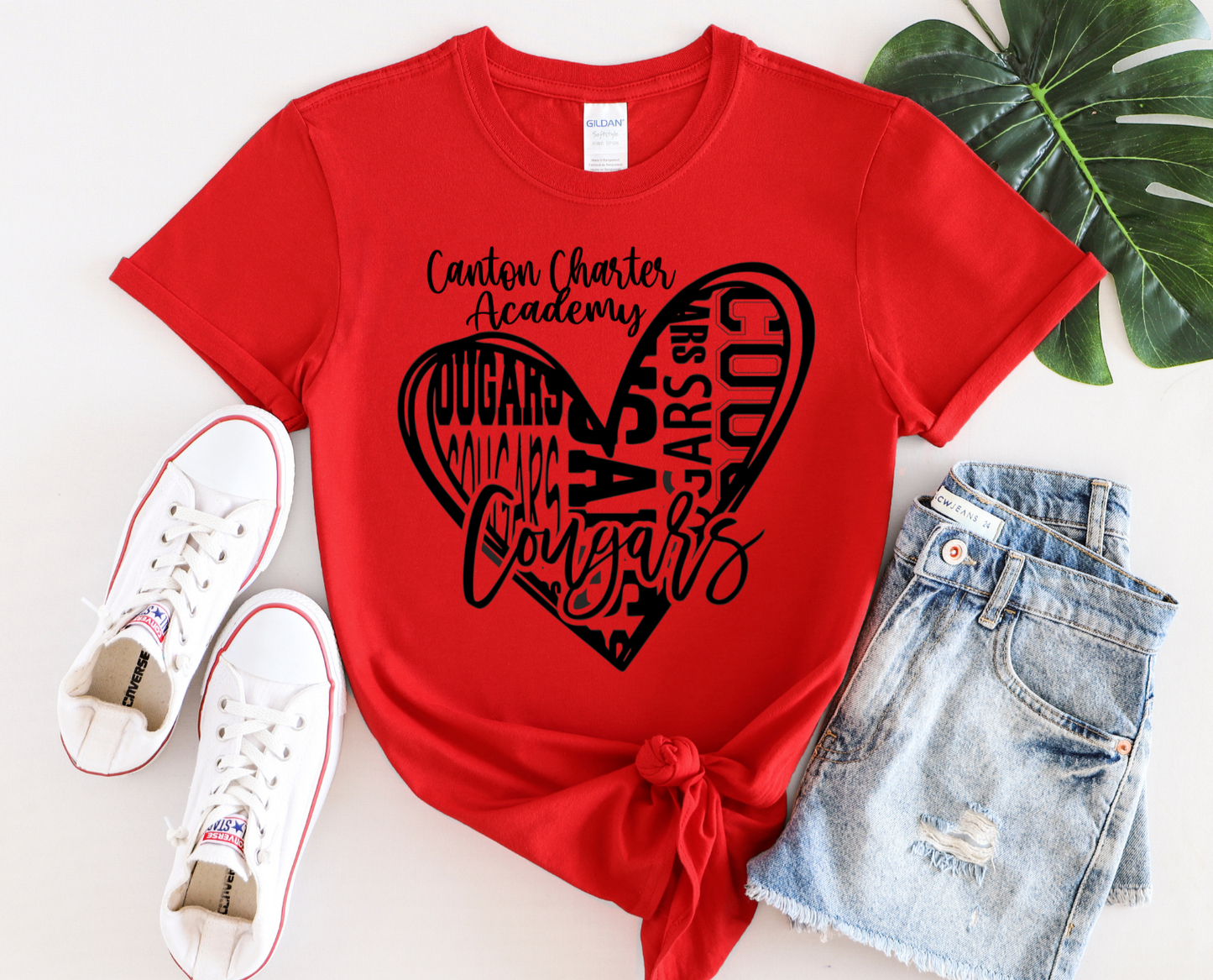 Red CCA Cougars T-Shirt - Sublimated