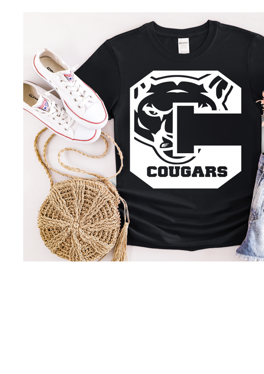 Short Sleeve T-Shirt - Big C Design - Youth and Adult Sizes